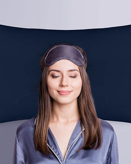Utopia Bedding Bed Pillows for Sleeping (Navy), Standard Size, Set of 2, Hotel Pillows, Cooling Pillows for Side, Back or Stomach Sleepers - LeafyLoom
