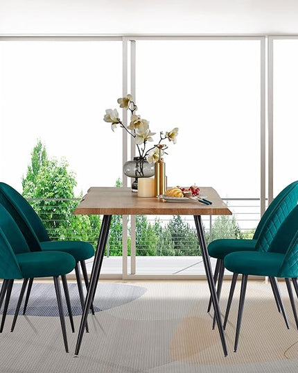 NicBex Haerin-SD-00332-LWJ Dining Chairs, 21.3"x20.5"x33.1", Green - LeafyLoom