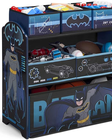 Delta Children Design & Store 6 Bin Toy Storage Organizer, Batman - LeafyLoom