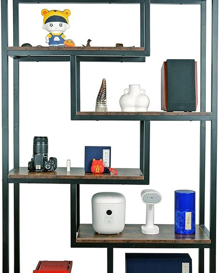 5 Tier Bookshelf Tall Bookcase bookcases and Book Shelves 5 Shelf Bookshelves and bookcases Wide Bookshelf for Bedroom Large Bookshelf Small Bookcase Shelf Book case Book Shelf for office - LeafyLoom