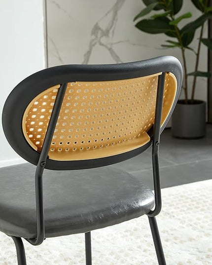 NicBex Haerin-SD-00365-LWJ Dining Chairs, 22.1"x17.7"x31.5", Light Gray - LeafyLoom