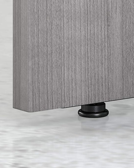Bush Business Furniture Studio C Office Desk, Computer Table for Home or Professional Workspace, 72W x 30D, Platinum Gray - LeafyLoom