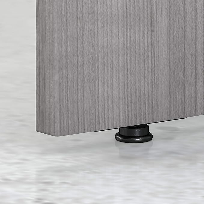 Bush Business Furniture Studio C Office Desk, Computer Table for Home or Professional Workspace, 72W x 30D, Platinum Gray - LeafyLoom