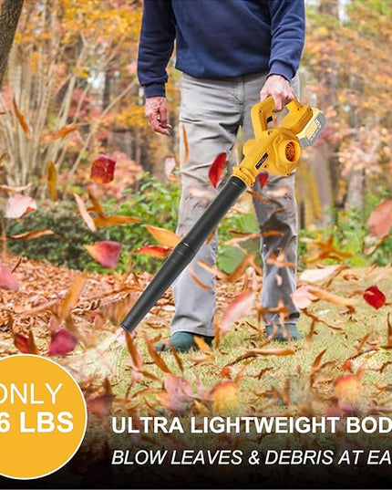 Cordless Leaf Blower for Dewalt 20V Battery Compact Air Blower for Lawn Care Leaf Blowing,Car,Corner Dust Clearing(Tool Only,No Battery) - LeafyLoom