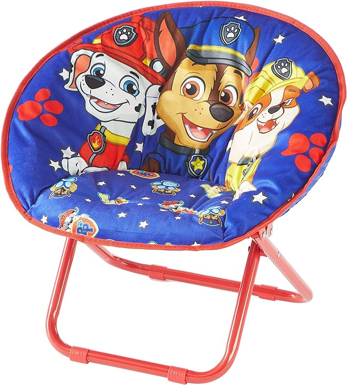Idea Nuova Saucer Chair, Paw Patrol/Blue - LeafyLoom