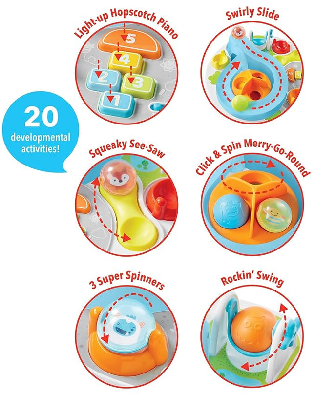 Skip Hop Let's Roll 2-in-1 Baby Activity Table, Explore & More - LeafyLoom