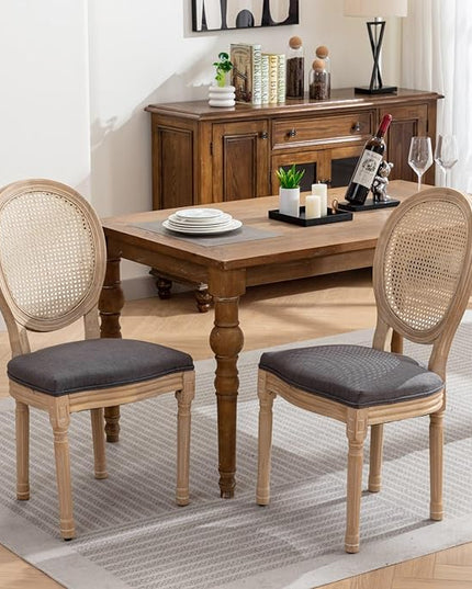 NicBex Haerin-SD-00125-LWJ Dining Chairs, 23"x19.3"x37.8", Gray - LeafyLoom