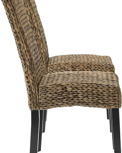 Crosley Furniture Edgewater Dining Chair, Set of 2, Seagrass - LeafyLoom
