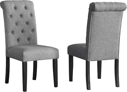 NicBex Haerin-SD-00146-LWJ Dining Chairs, 21"x18"x39.2", Gray - LeafyLoom