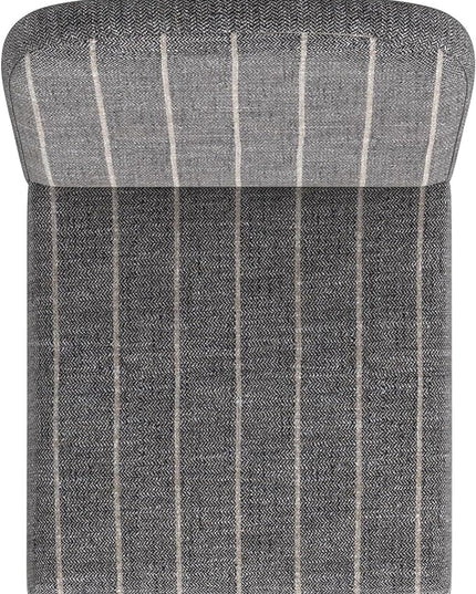 HomePop Classic Parsons Dining Chairs, Gray Midnight Woven Stripe (Single Pack) - LeafyLoom