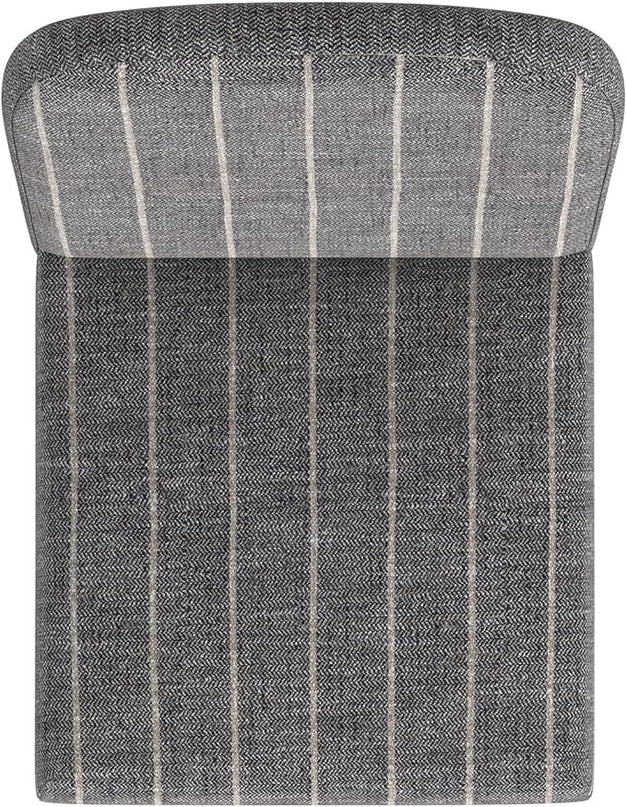 HomePop Classic Parsons Dining Chairs, Gray Midnight Woven Stripe (Single Pack) - LeafyLoom