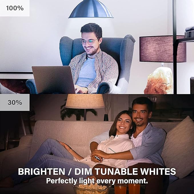 Sengled WiFi Color Changing Light Bulb, Alexa Smart Light Bulbs that Work with Alexa & Google Assistant, A19 RGB No Hub Required, 75 W Equivalent 800LM CRI>90, Set of 4 Sengled