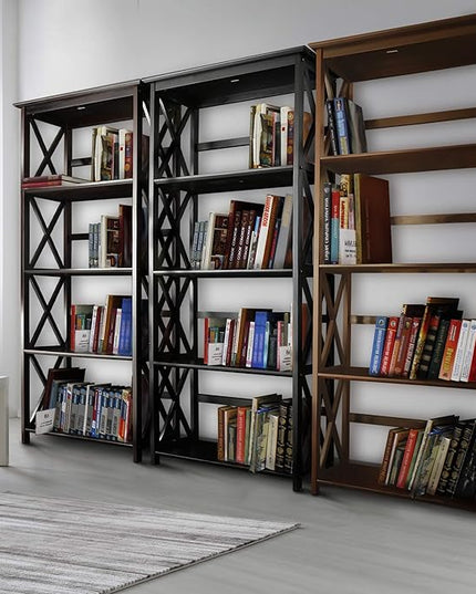 Casual Home Shelf Bookcase - LeafyLoom
