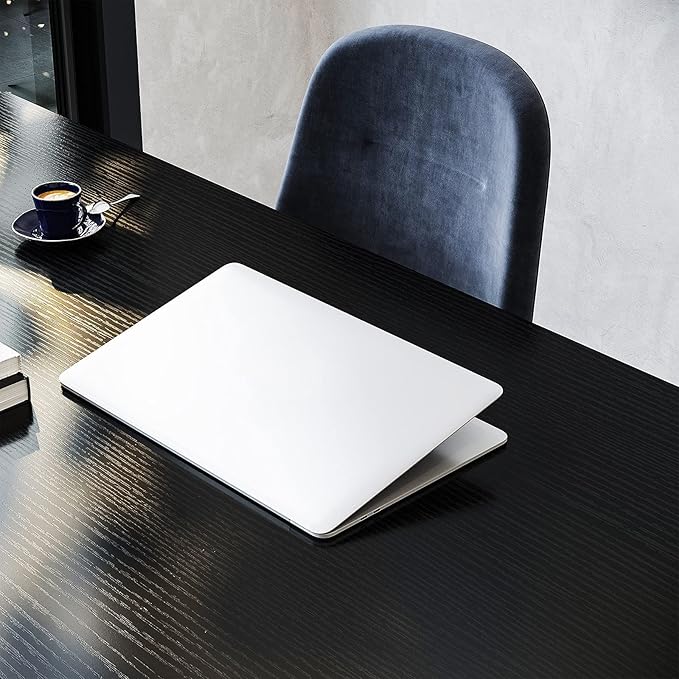 Coleshome 63 Inch Computer Desk, Modern Simple Style Desk for Home Office, Study Student Writing Desk,Black - LeafyLoom