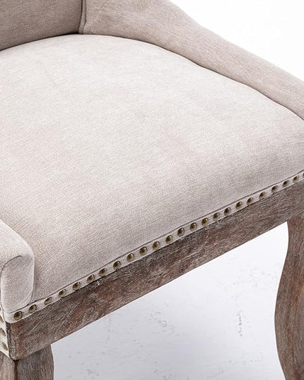 NicBex Haerin-SD-00083-LWJ Dining Chairs, 24"x21.6"x36.4", Beige - LeafyLoom