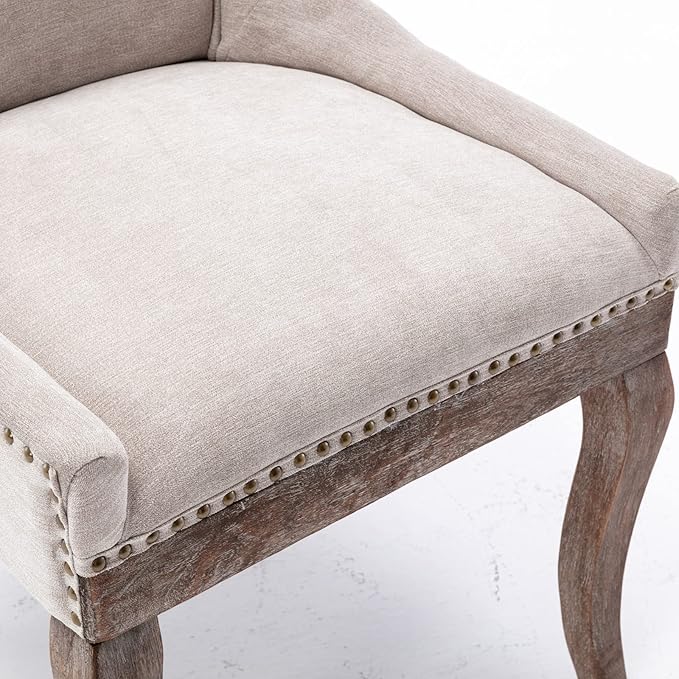 NicBex Haerin-SD-00083-LWJ Dining Chairs, 24"x21.6"x36.4", Beige - LeafyLoom