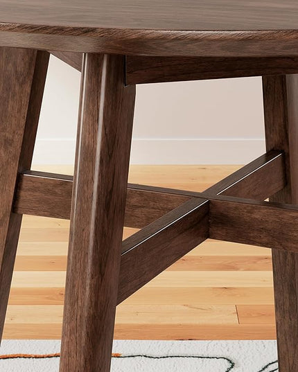 Signature Design by Ashley Lyncott Traditional Counter Height Dining Room Table, Seats up to 4, Brown - LeafyLoom