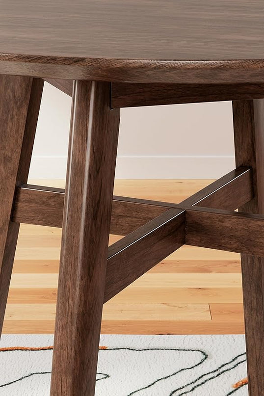 Signature Design by Ashley Lyncott Traditional Counter Height Dining Room Table, Seats up to 4, Brown - LeafyLoom