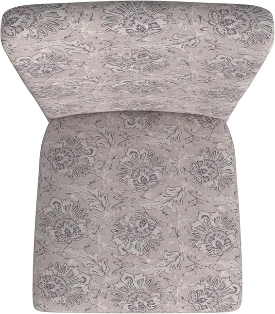 HomePop Classic Parsons Dining Chairs, Pack of 2, Linen Artistic Floral Print - LeafyLoom