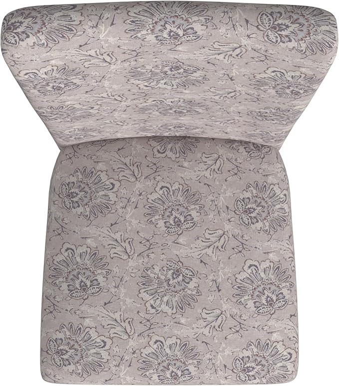 HomePop Classic Parsons Dining Chairs, Pack of 2, Linen Artistic Floral Print - LeafyLoom