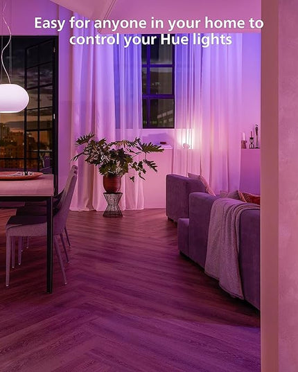 Philips Hue Wall Switch Module, White - 2 Pack - Indoor - Keeps Hue Smart Lights Reachable When Switch is Off - Requires Hue Lights and Hue Bridge PhilipsHue