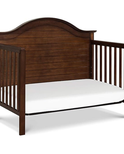 Carter's by DaVinci Nolan 4-in-1 Convertible Crib in Espresso, Greenguard Gold Certified, 57.5x30.8x47 Inch (Pack of 1) - LeafyLoom