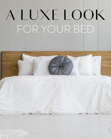 Danjor Linens Full Size Sheets Set - 6 Piece Set Including 4 Pillowcases- Deep Pockets - Breathable, Soft Bed Sheets - Wrinkle Free - Machine Washable - Black Bed Sheets - 6 pc - LeafyLoom