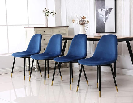 NicBex Haerin-SD-00349-LWJ Dining Chairs, 22.3"x17.3"x33.3", Blue - LeafyLoom