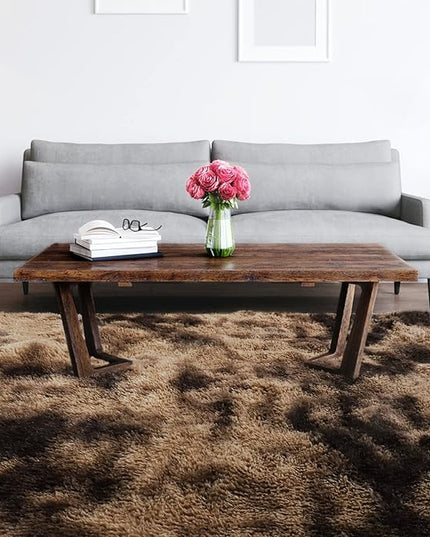 YOBATH Fluffy Area Rugs for Living Room - Shag Rug 5x7 Coffee Carpet, Shaggy Rugs for Girls Boys Bedroom, Furry Rugs for Baby Kids Room, Fuzzy Plush Rugs for Playroom Nursery Home Dorm - LeafyLoom