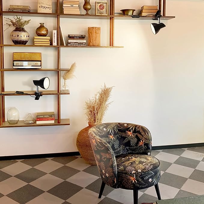 Clamp Light, Super Bright Clip Lamp for Book Reading in Bed Headboard Light, Easy to Attach Illumination Powerful Small Compact Clamp Lamp Black - LeafyLoom