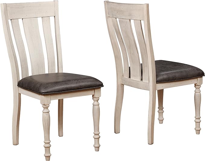 NicBex Haerin-SD-00167-LWJ Dining Chairs, 21.8"x18"x38.8", Antique White - LeafyLoom