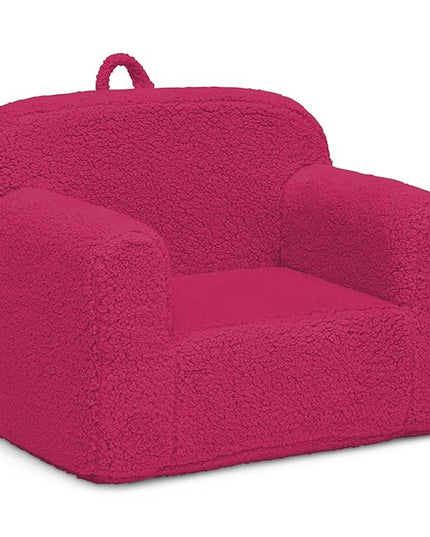 Delta Children Cozee Sherpa Chair, Hot Pink - LeafyLoom