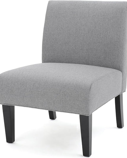 Christopher Knight Home Kendal Grey Fabric Accent Chair (Set of 2), 2-Pcs Set - LeafyLoom