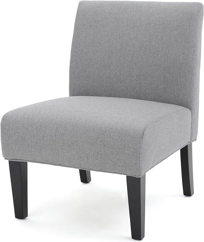 Christopher Knight Home Kendal Grey Fabric Accent Chair (Set of 2), 2-Pcs Set - LeafyLoom
