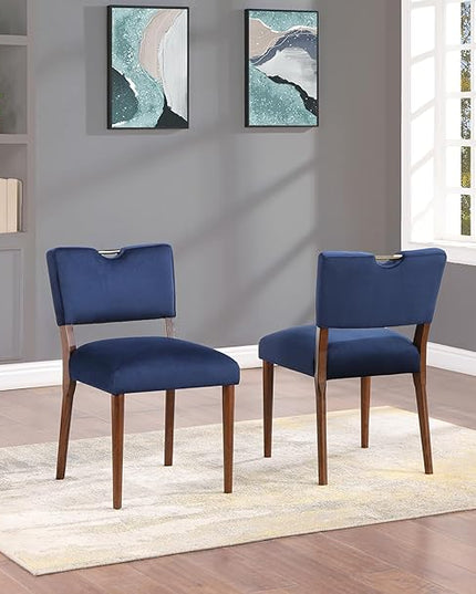 NicBex Haerin-SD-00134-LWJ Dining Chairs, 23"x19"x33", Navy Blue - LeafyLoom
