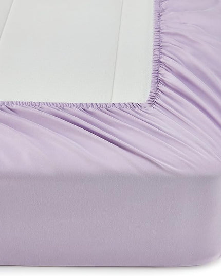 Amazon Basics Microfiber Kid's Bed-in-a-Bag 7 Piece Bedding Set, Full/Queen, Unicorn Print - LeafyLoom