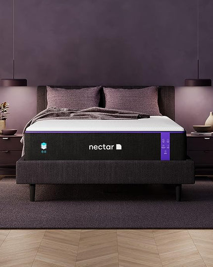 Nectar Premier Twin Mattress 13" - Medium Firm Gel Memory Foam Mattress - 5 Layers of Comfort - Dual Action Cooling Tech - 365-Night Trial - Forever Warranty,White - LeafyLoom