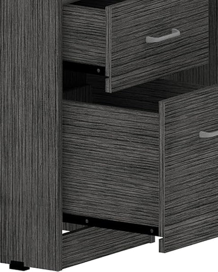 NicBex Kimberly-DW-00014-LWJ Home Office Desks, 47.2"x41.3"x30.4", Brown - LeafyLoom