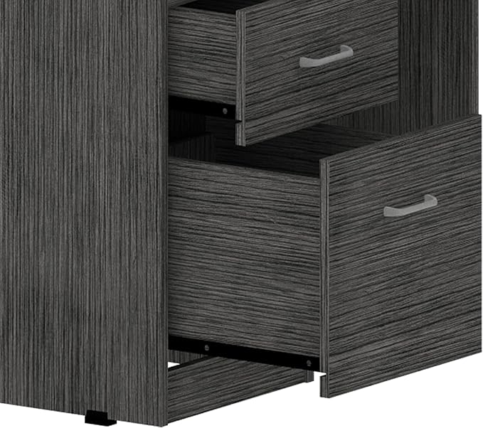 NicBex Kimberly-DW-00014-LWJ Home Office Desks, 47.2"x41.3"x30.4", Brown - LeafyLoom