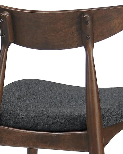 Christopher Knight Home Barron Fabric Dining Chairs, 2-Pcs Set, Charcoal - LeafyLoom