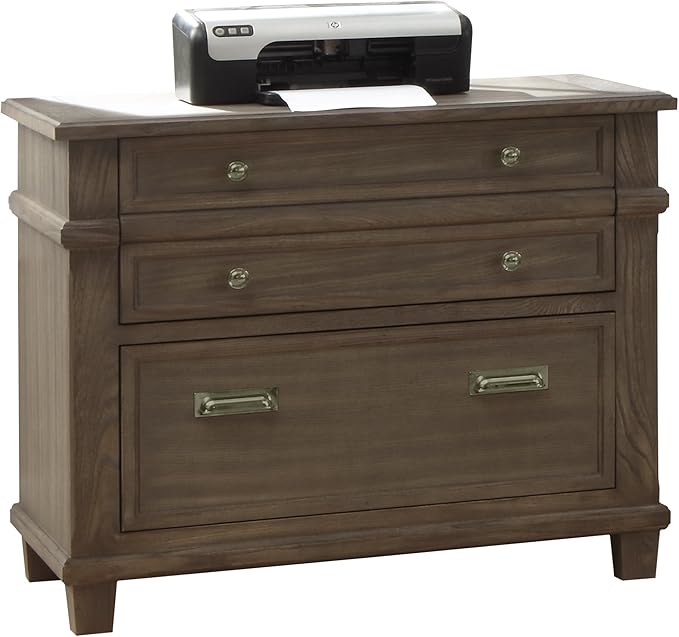 Martin Furniture Lateral File, Weathered Dove - LeafyLoom
