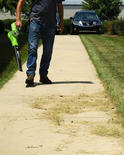 Greenworks 24V Sweeper, 2.0Ah Battery and Charger Included - LeafyLoom