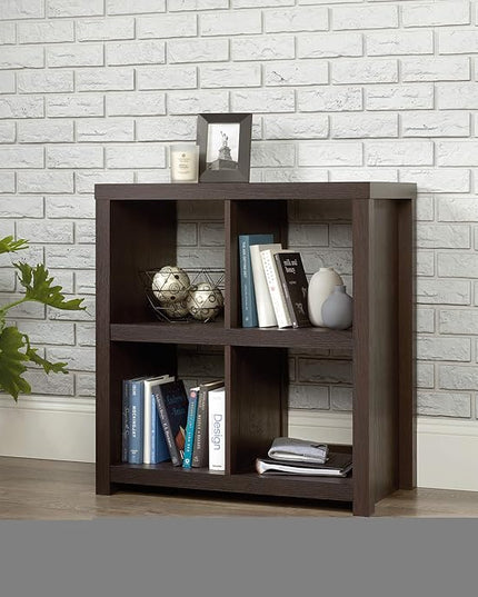 Sauder HomePlus 4-Cube Bookcase, Dakota Oak finish - LeafyLoom
