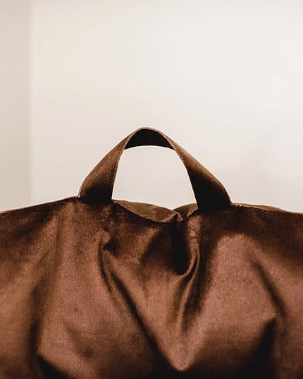 Big Joe Roma Bean Bag Chair, Chocolate Plush, Soft Polyester, 3 feet - LeafyLoom