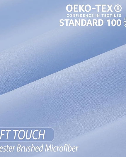 Whitney Home Textile Queen Sheet Set - 4 Piece Soft Breathable Bed Sheets for Queen Size Bed, Deep Pocket Lxuury Brushed Sheets, Hotel Bedding Sheets and Pillowcases, Wrinkle Free Oeko-Tex Sheets - LeafyLoom
