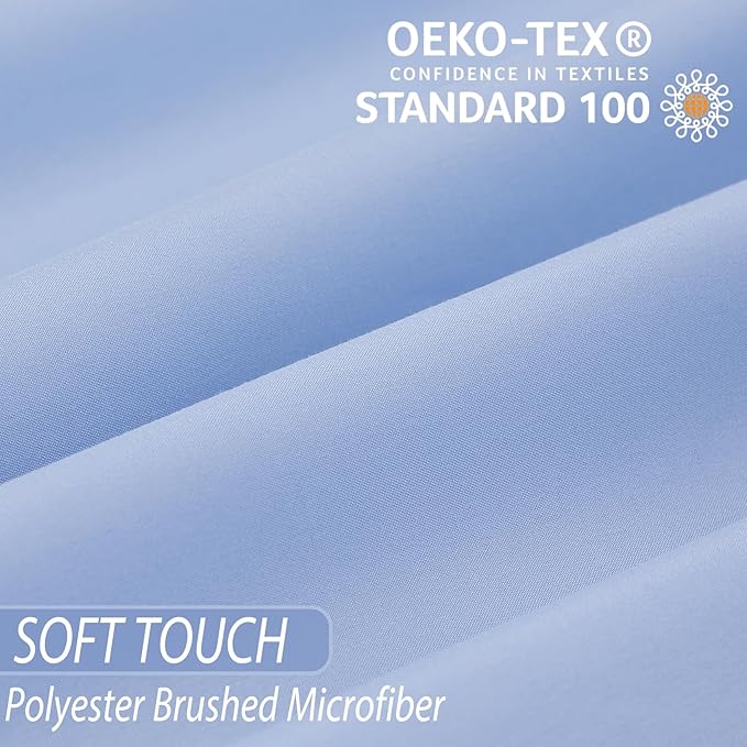 Whitney Home Textile Queen Sheet Set - 4 Piece Soft Breathable Bed Sheets for Queen Size Bed, Deep Pocket Lxuury Brushed Sheets, Hotel Bedding Sheets and Pillowcases, Wrinkle Free Oeko-Tex Sheets - LeafyLoom
