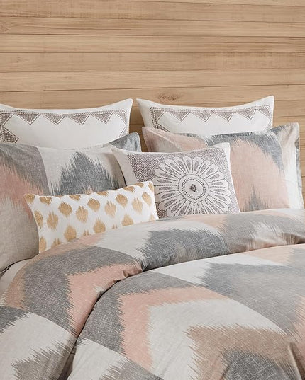 INK+IVY Alpine Comforter Mini Set, King/Cal King, Blush - LeafyLoom