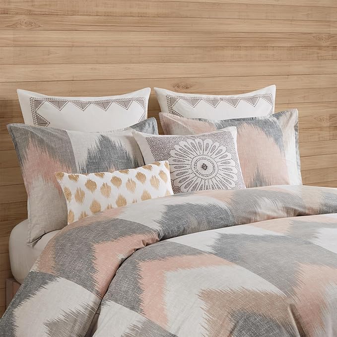 INK+IVY Alpine Comforter Mini Set, King/Cal King, Blush - LeafyLoom