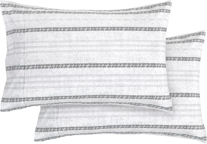 Elegant Comfort Softest and Coziest 6-Piece Sheet Set - 1500 Premium Hotel Quality Microfiber - Deep Pocket, Wrinkle Resistant 6-Piece Floral Bed Sheet Set, King, Traci Gray - LeafyLoom