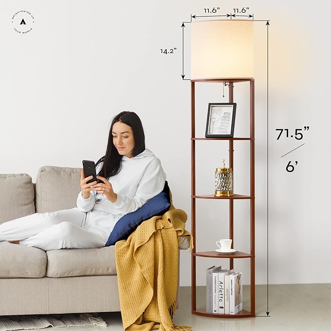 ATAMIN Alvis Edge 72" Floor Lamps for Living Room Décor - LeafyLoom